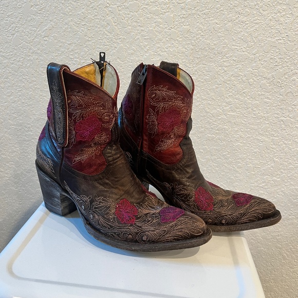 Old Gringo Yippee Ki Yay Laurel zip ankle boots  7.5 - Picture 1 of 8